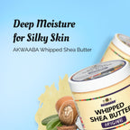 Akwaaba Sweet Mango shea butter creamy whipped texture detail