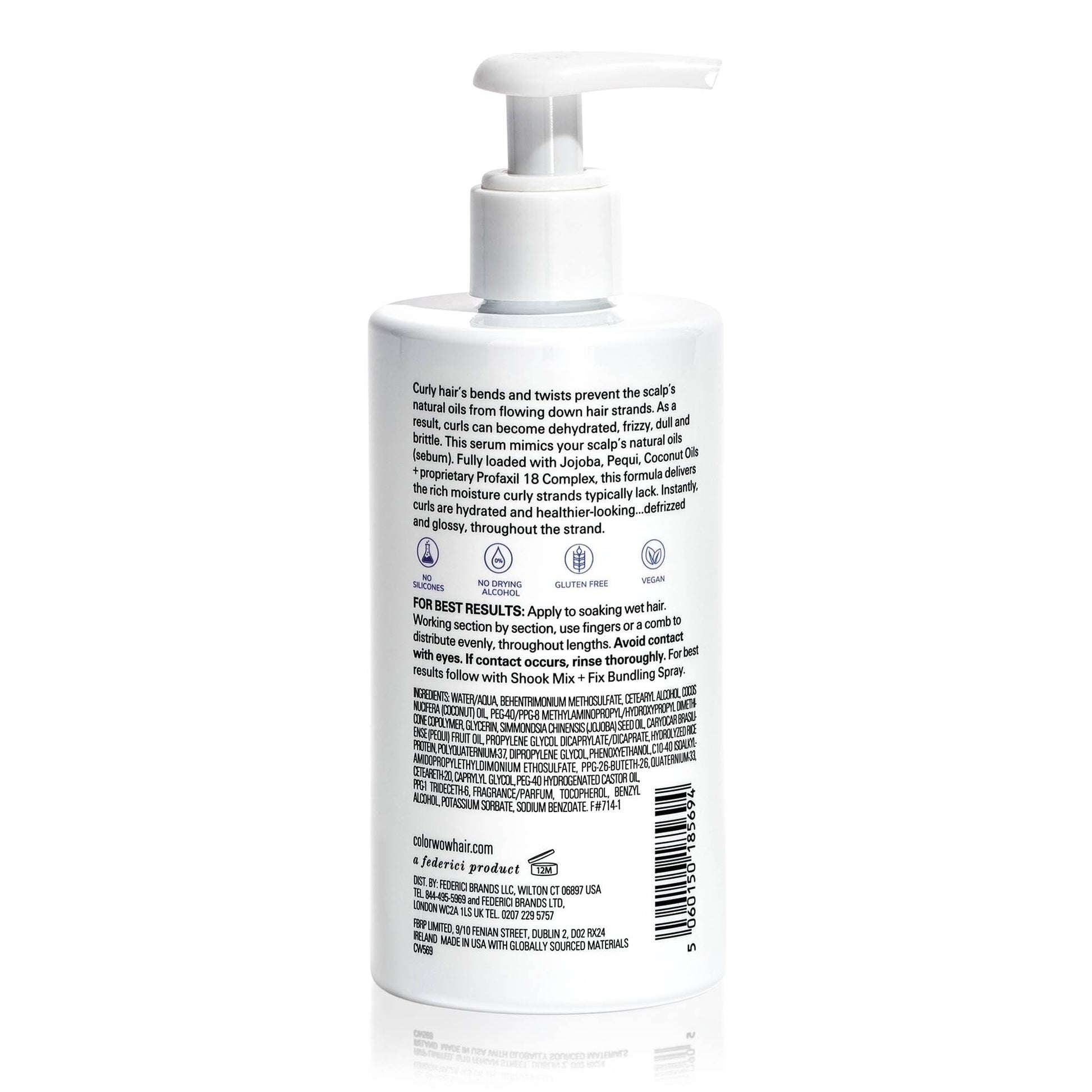 Color Wow Curl Wow Flo-etry leave-in oil treatment packaging details