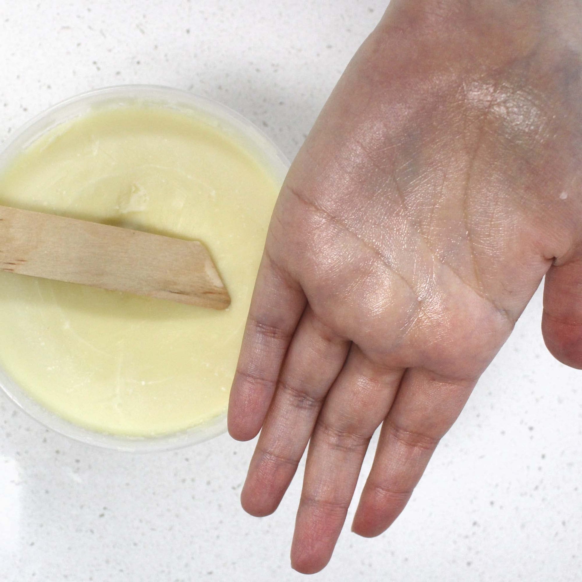 Authentic Sheanefit raw shea butter labeling detail