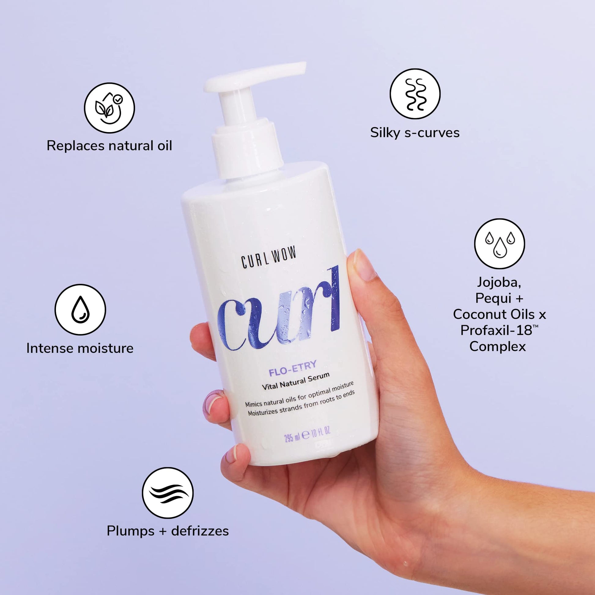 Color Wow Curl Wow Flo-etry weightless non greasy curly hair serum