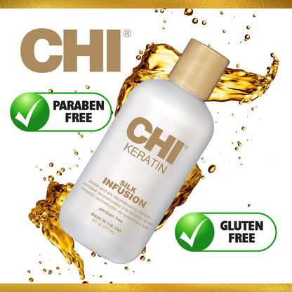 CHI Keratin Silk Infusion hydrating serum for repairing dry damaged hair