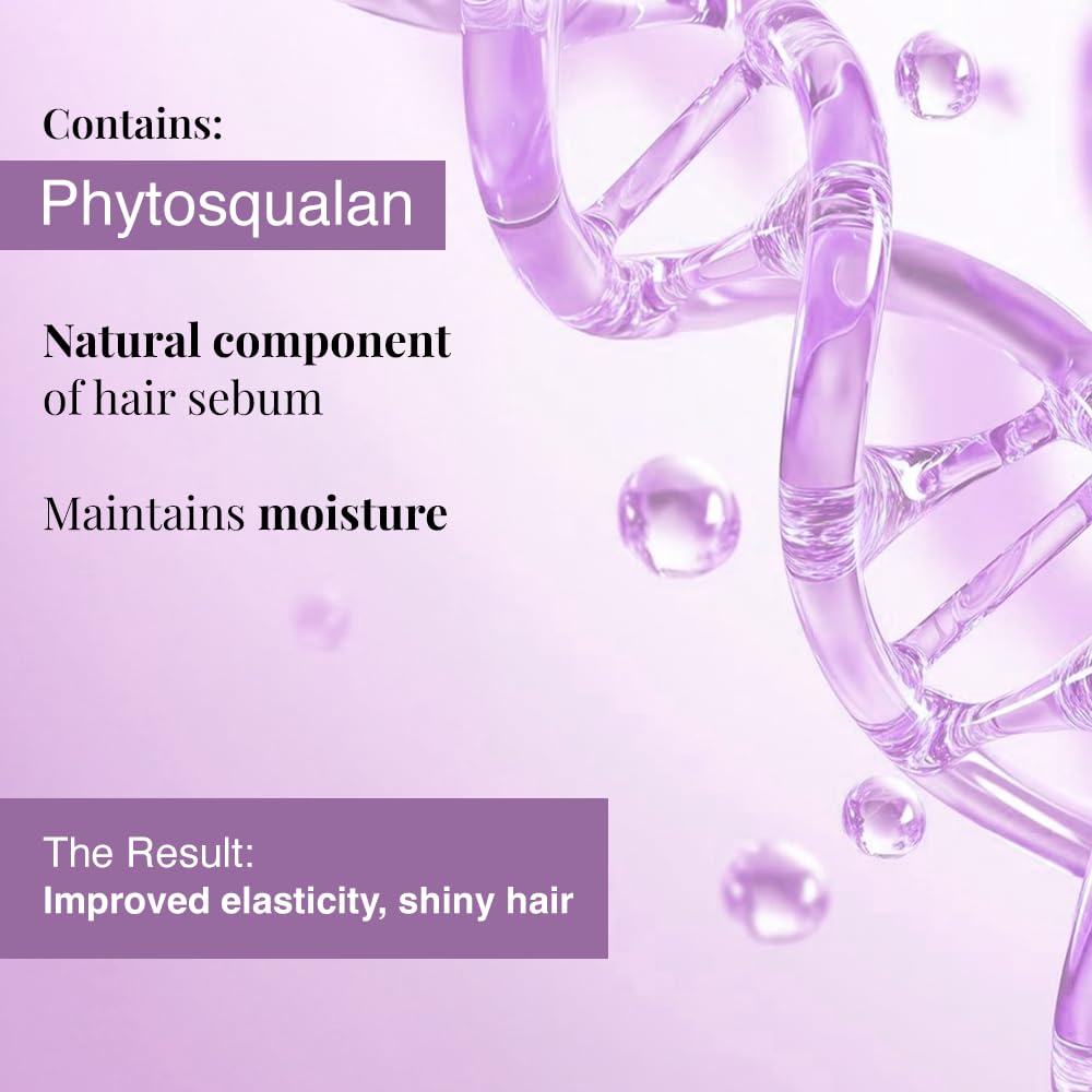 Applying Bare Anatomy ultra smoothing serum on damp hair ends