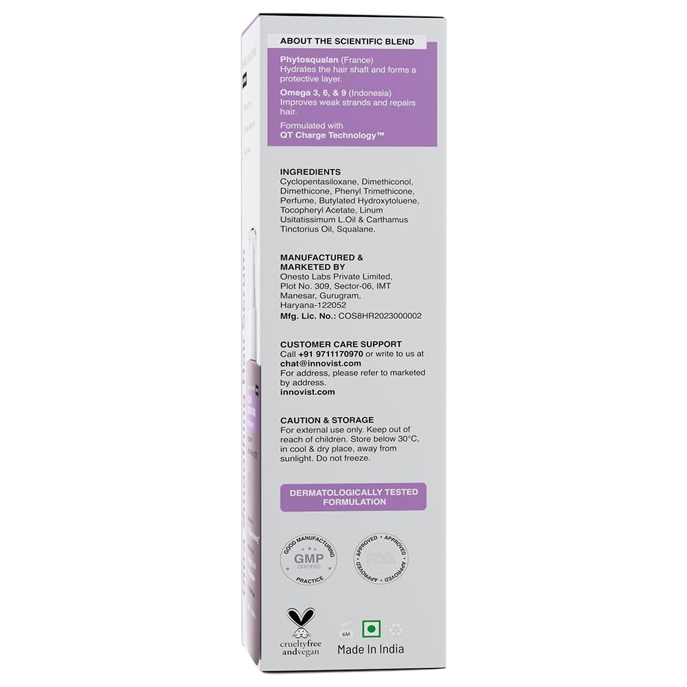 Bare Anatomy anti frizz hair serum for shiny and smooth hair texture