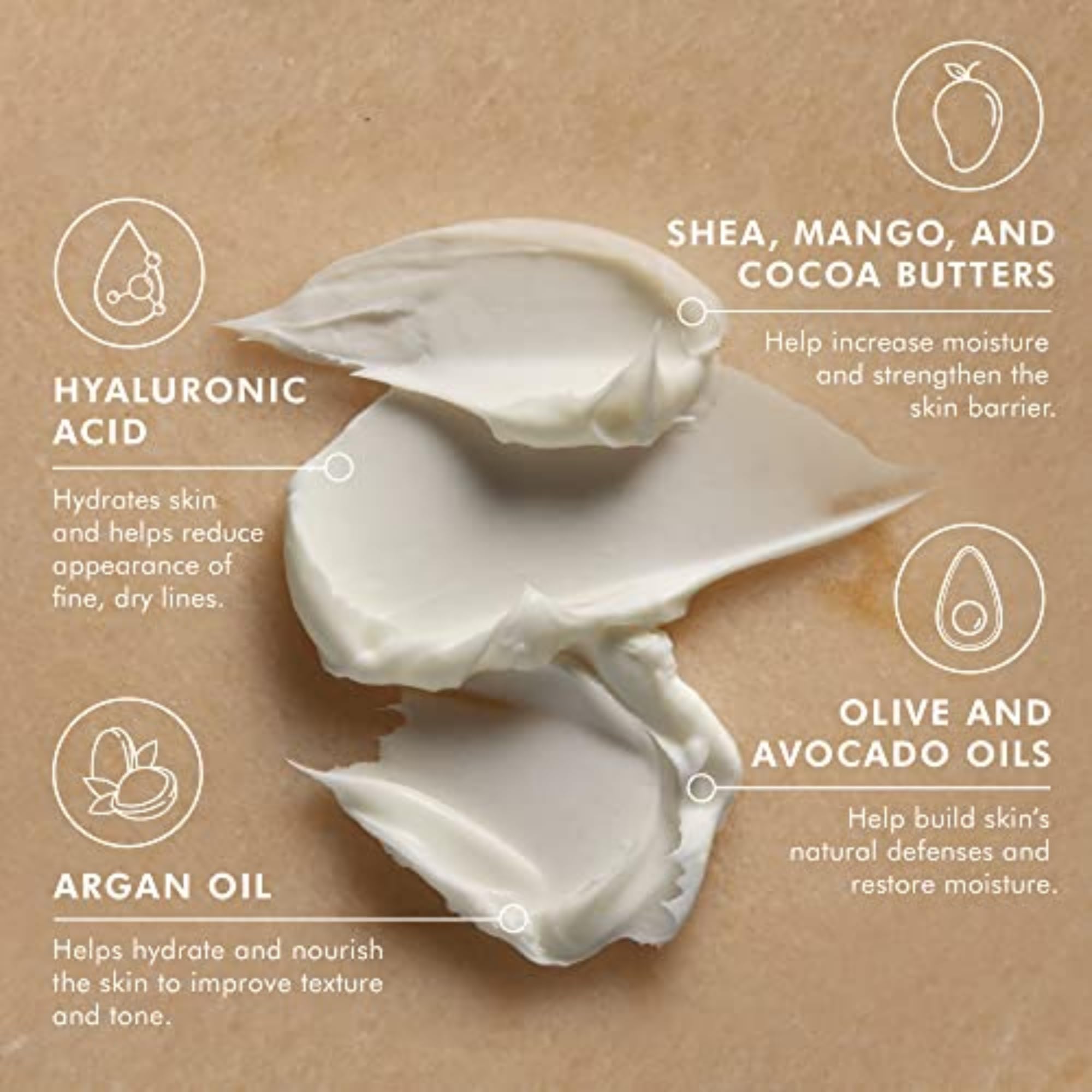 Moroccanoil body butter creamy texture closeup