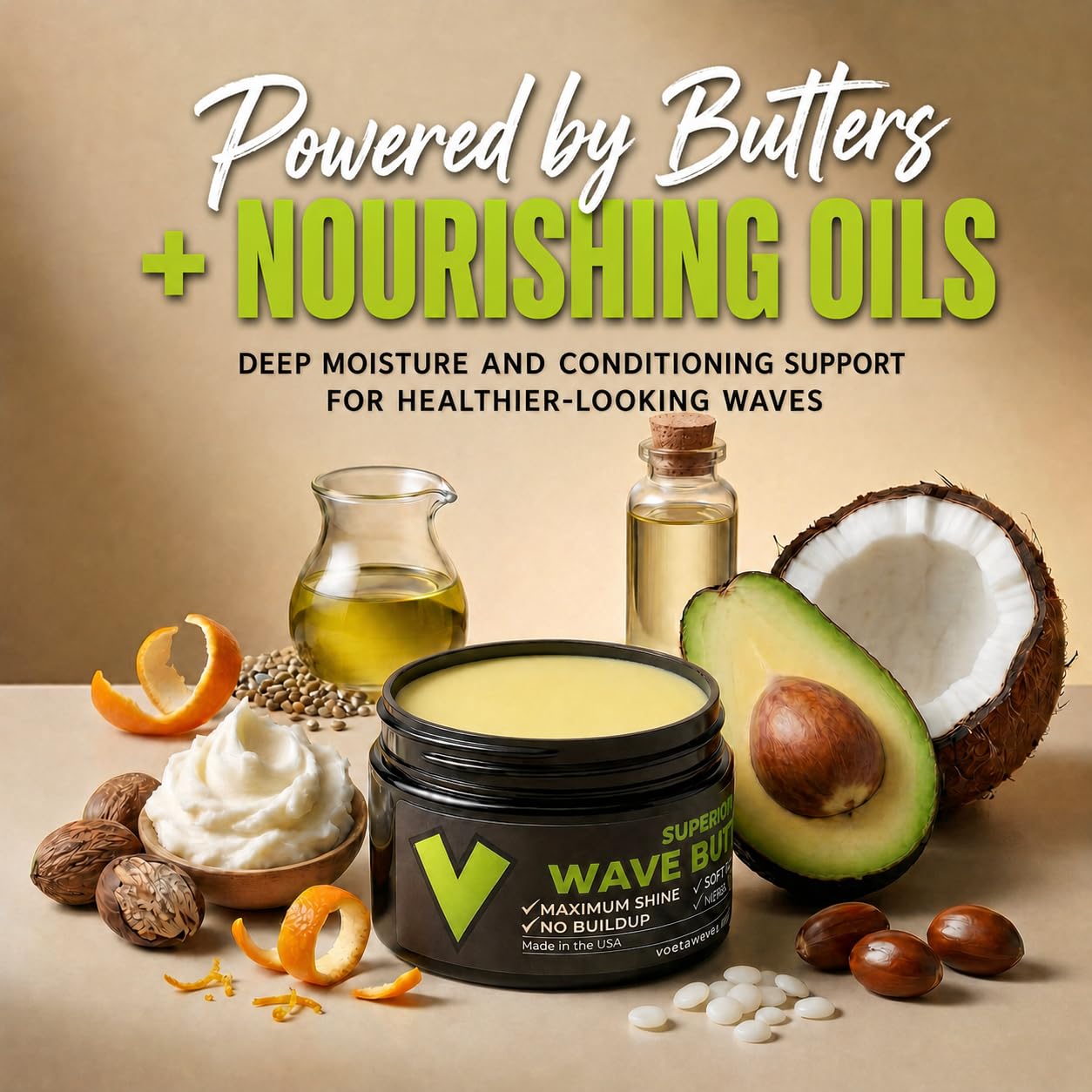 Veeta Superior Wave Butter for men 360 waves styling