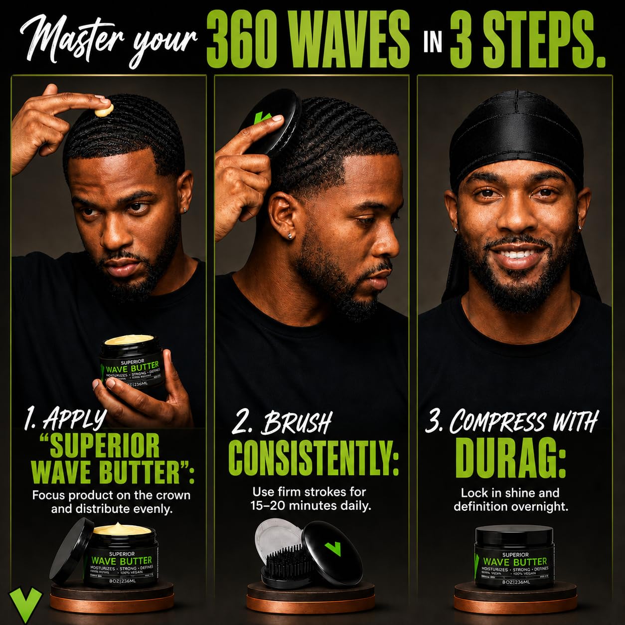Veeta Superior Wave Grease branding on product label