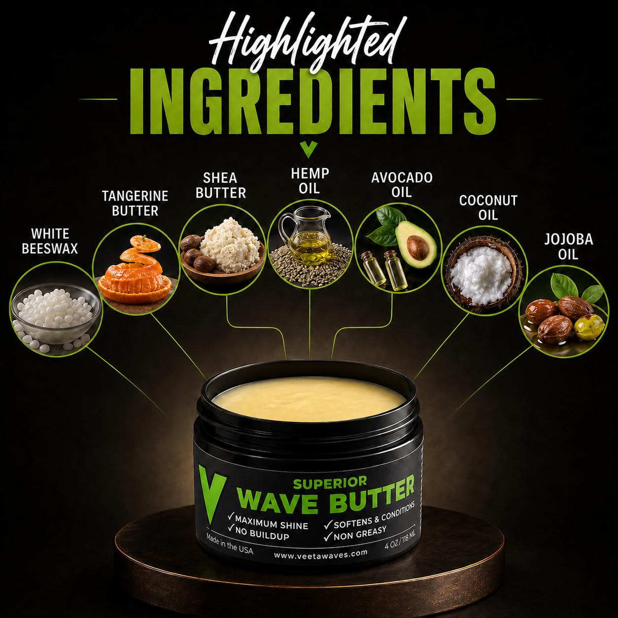 Authentic USA imported Veeta wave grooming product