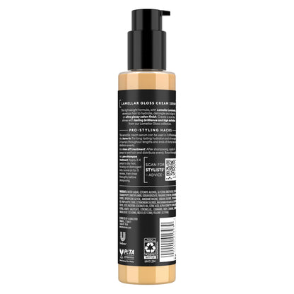 Tresemme hair serum bottle showcasing salon-finish technology