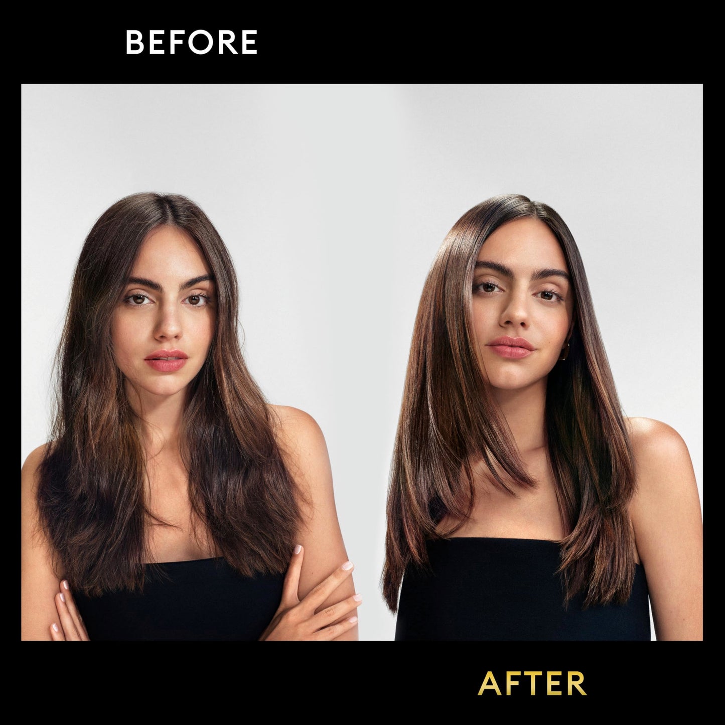 Side view of Tresemme hydration and shine hair treatment