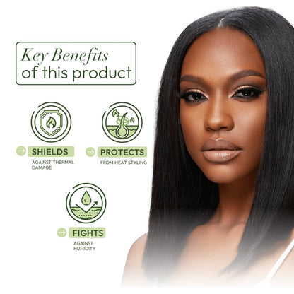 ORS professional hair smoothing and heat shield treatment bottle