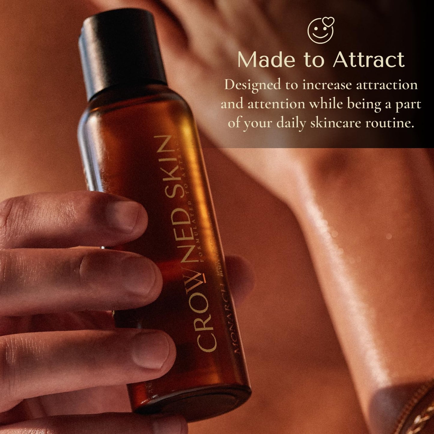 USA imported Crowned Skin men's fragrance and hydration set