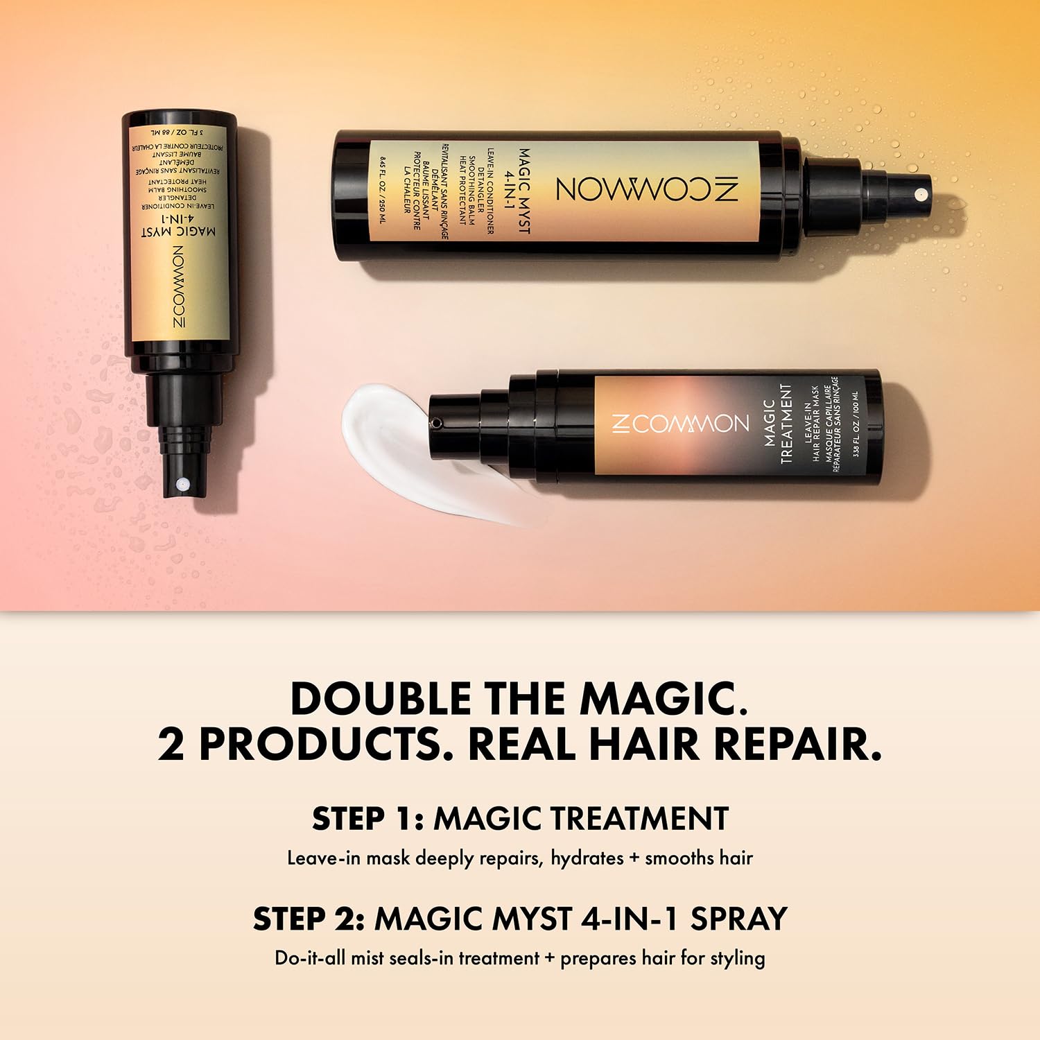 IN COMMON premium silk protein infused leave in conditioner formula