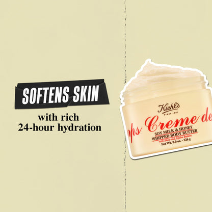 Kiehl's Creme de Corps body butter ingredient label