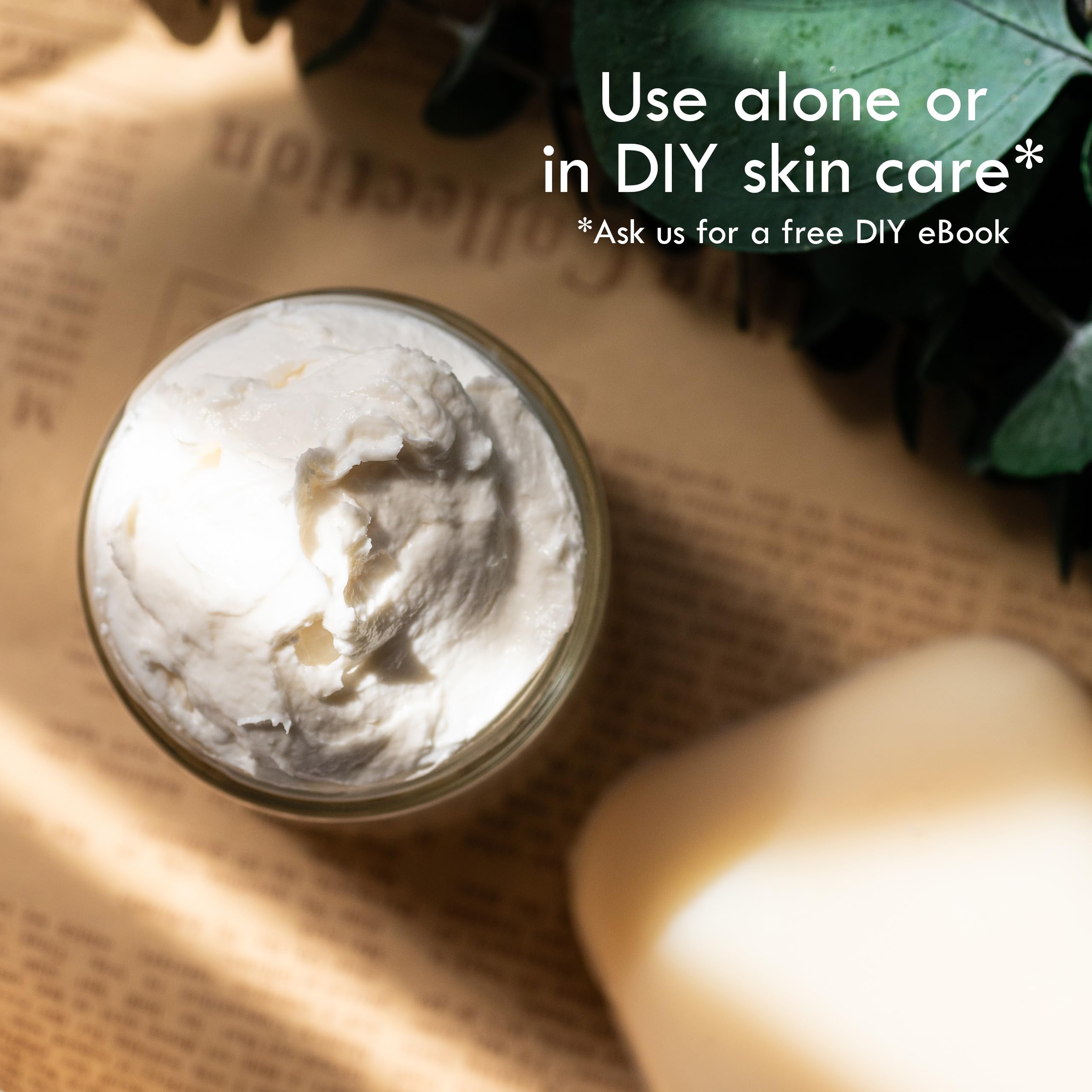 Texture of Better Shea Butter refined white shea butter