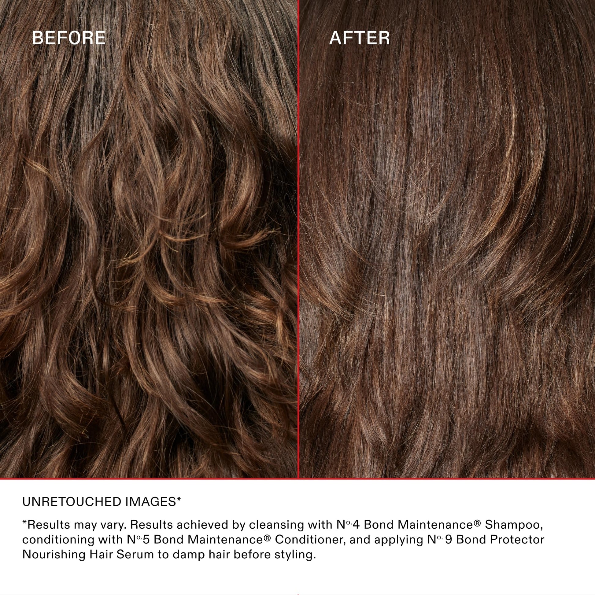 Back label of imported anti static hair serum showing usage instructions and ingredients