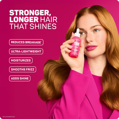 Back label of Marc Anthony Grow Long Scalp Serum displaying product ingredients