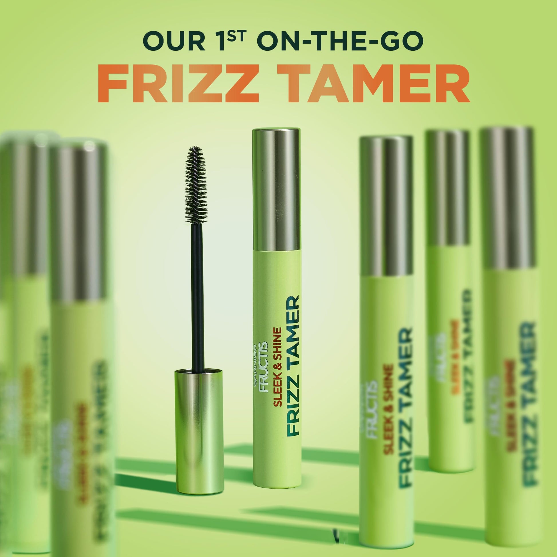Garnier travel size frizz tamer wand container for travel grooming