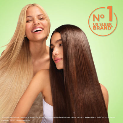 Authentic USA imported Garnier Fructis hair smoothing serum showing the packaging dimensions