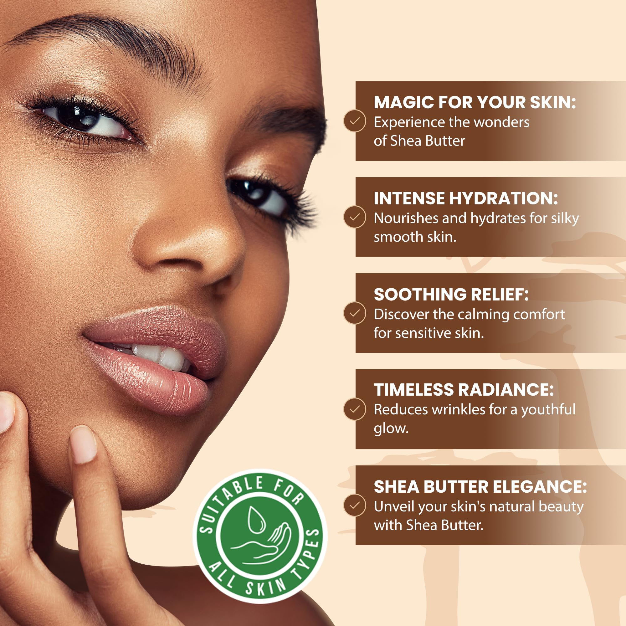 Hand applying Plant Guru raw shea butter to skin