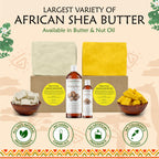 Raw African shea butter prepared for DIY cosmetic crafting