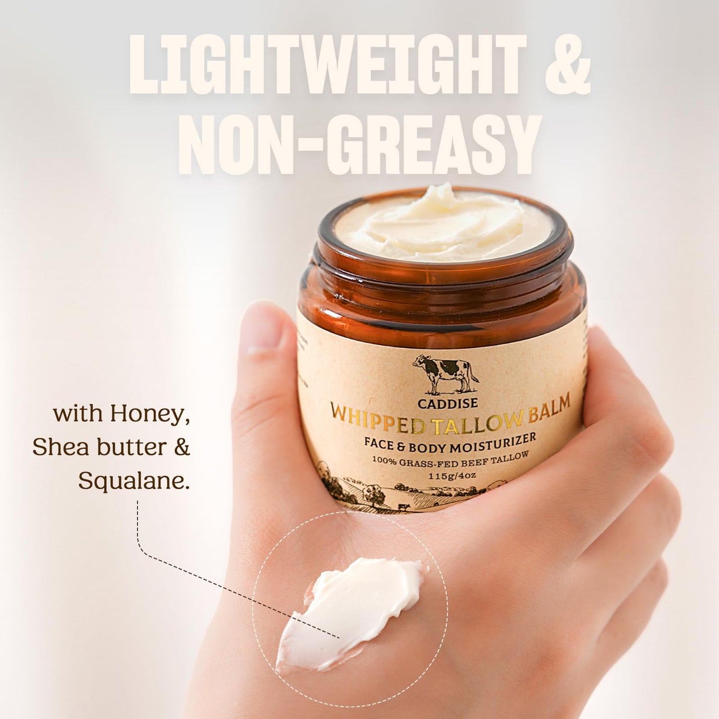 Authentic USA imported Caddise skincare container
