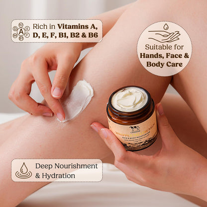 Caddise moisturizer jar with honey and shea butter branding