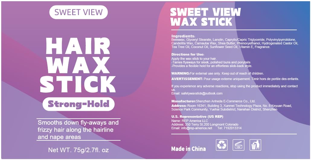 Premium imported hair edge tamer set alongside its dual sided smoothing brush tool