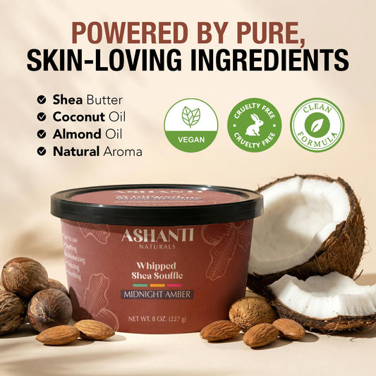 Ashanti Naturals Shea Souffle jar texture shot