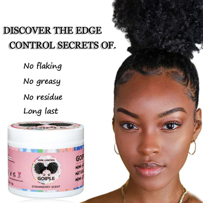 Goiple edge control wax side profile displaying product weight and packaging details