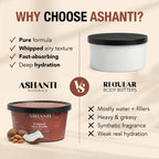 Ingredients list on Ashanti Naturals shea butter packaging