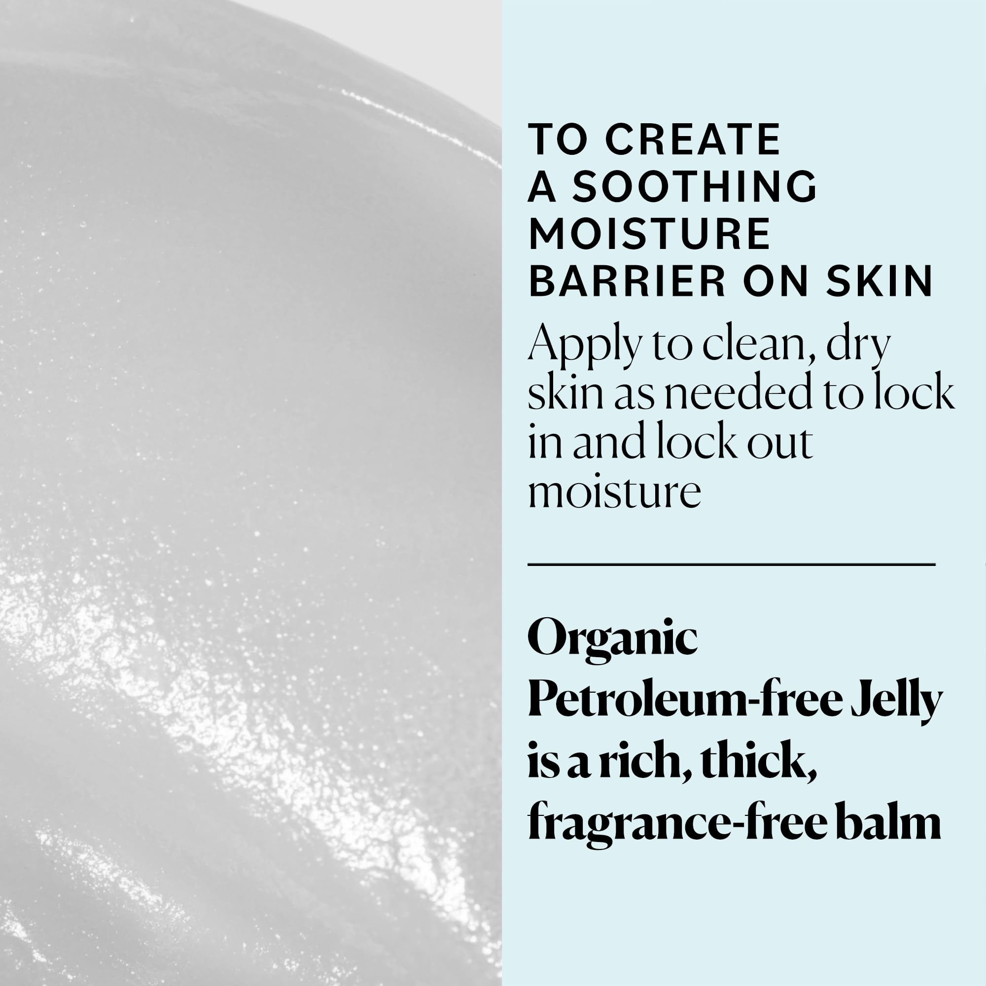 Texture shot of Sky Organics organic moisture balm