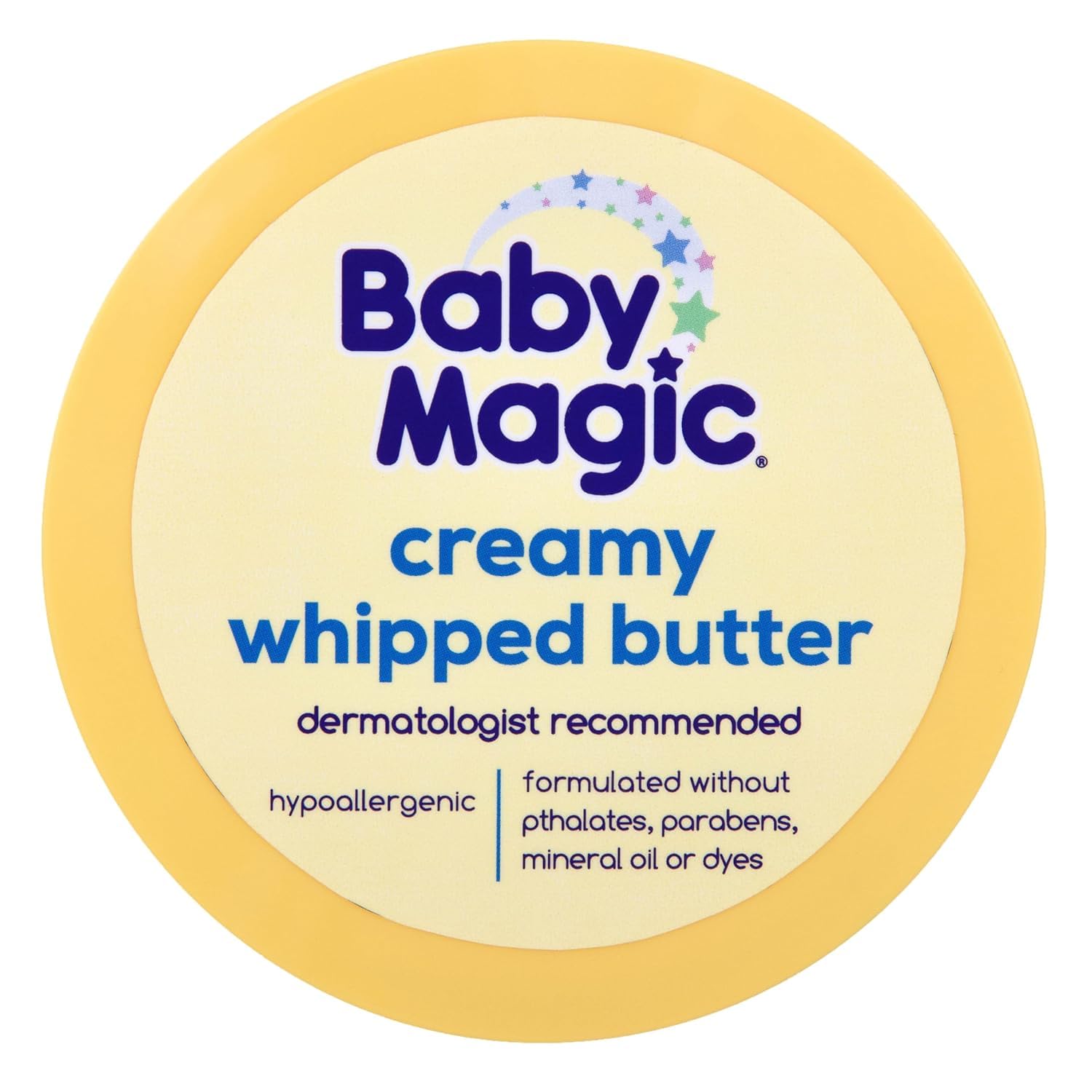 Applying Baby Magic Creamy Whipped Butter to soft skin