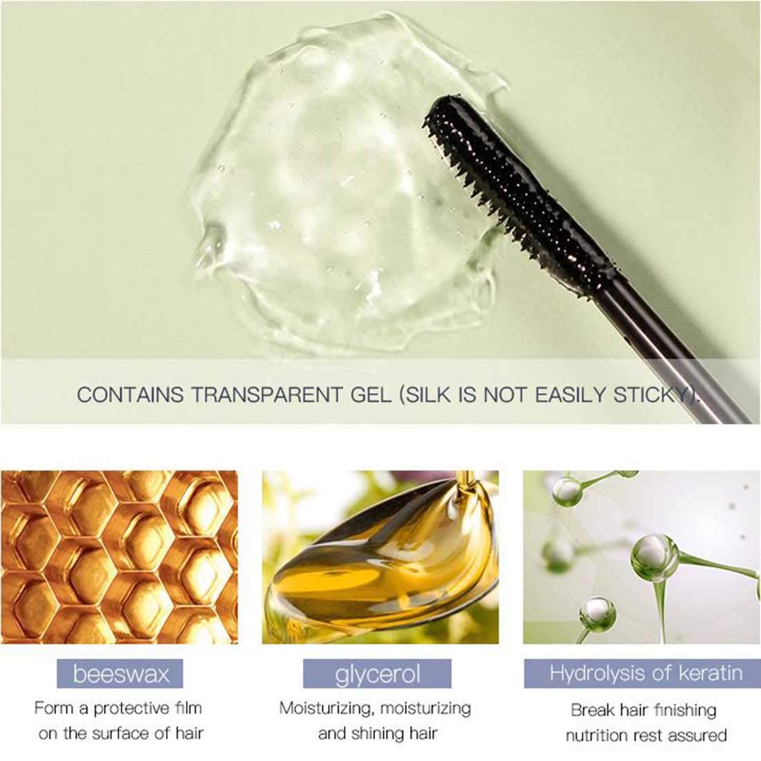 DMLNN hair feel finishing stick portable container highlighting its compact size for travel use.