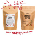 Better Shea Butter 8 Ounce mango butter pouch label details