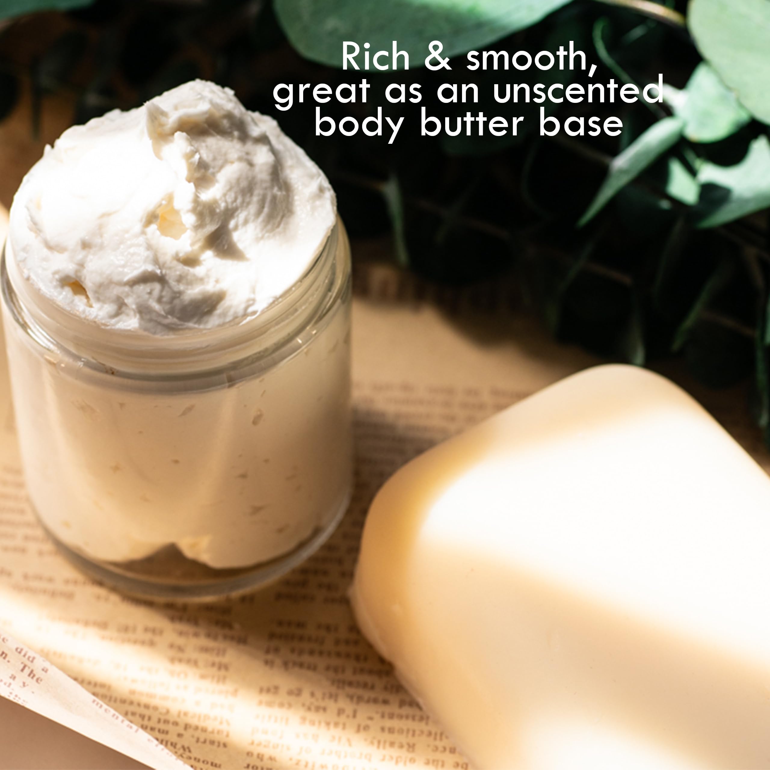 Mango butter ingredients and usage information label