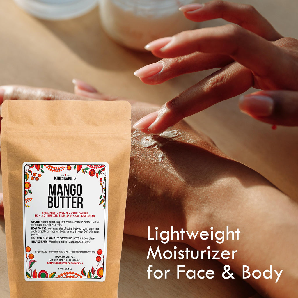 Better Shea Butter mango butter used as hair moisturizer