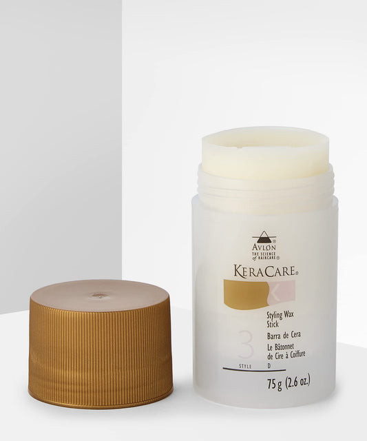 KeraCare Hair Wax Stick twist up applicator design for slick back styles
