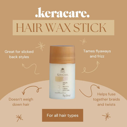 Avlon KeraCare professional hair styling wax for frizz and flyaway control