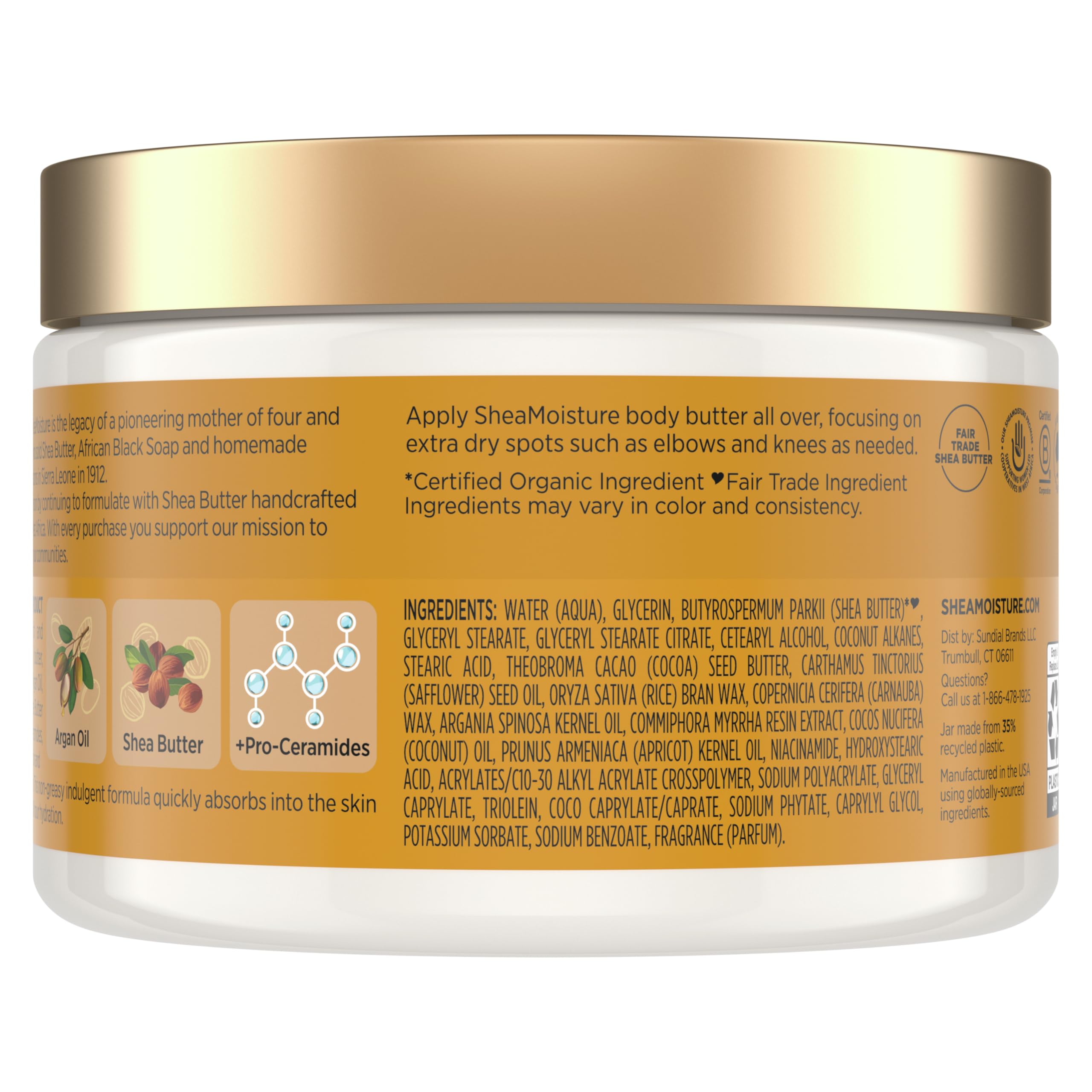 SheaMoisture Raw Shea Butter body cream texture