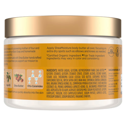 SheaMoisture Raw Shea Butter body cream texture