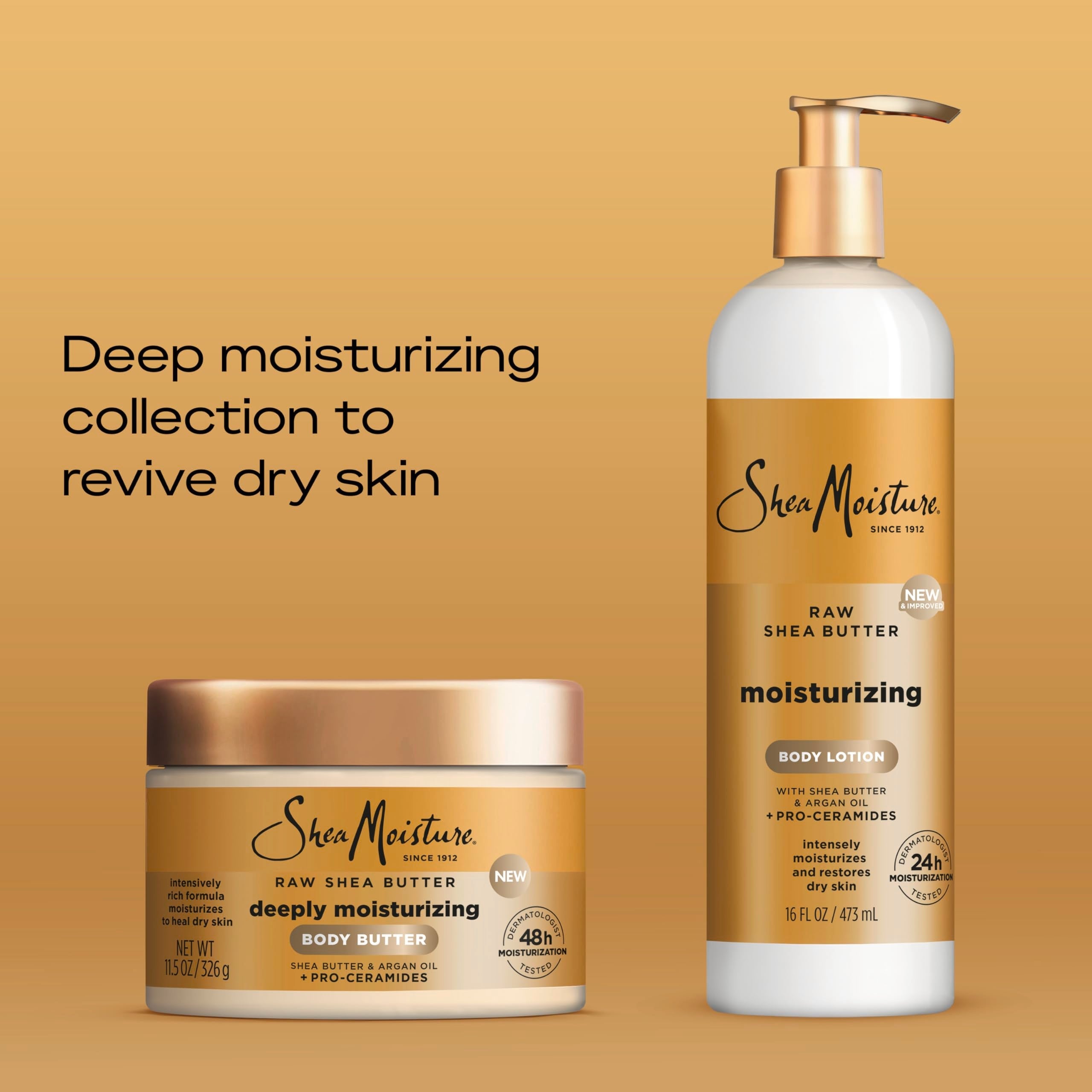 SheaMoisture 11.5 ounce body butter packaging details