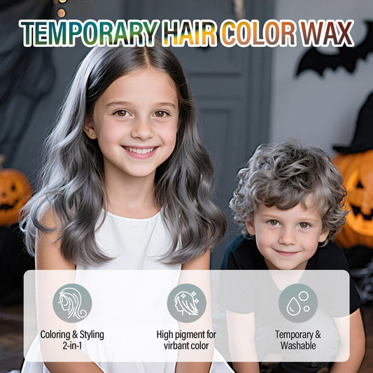 Afaraxia Temporary Silver Hair Wax texture on palm