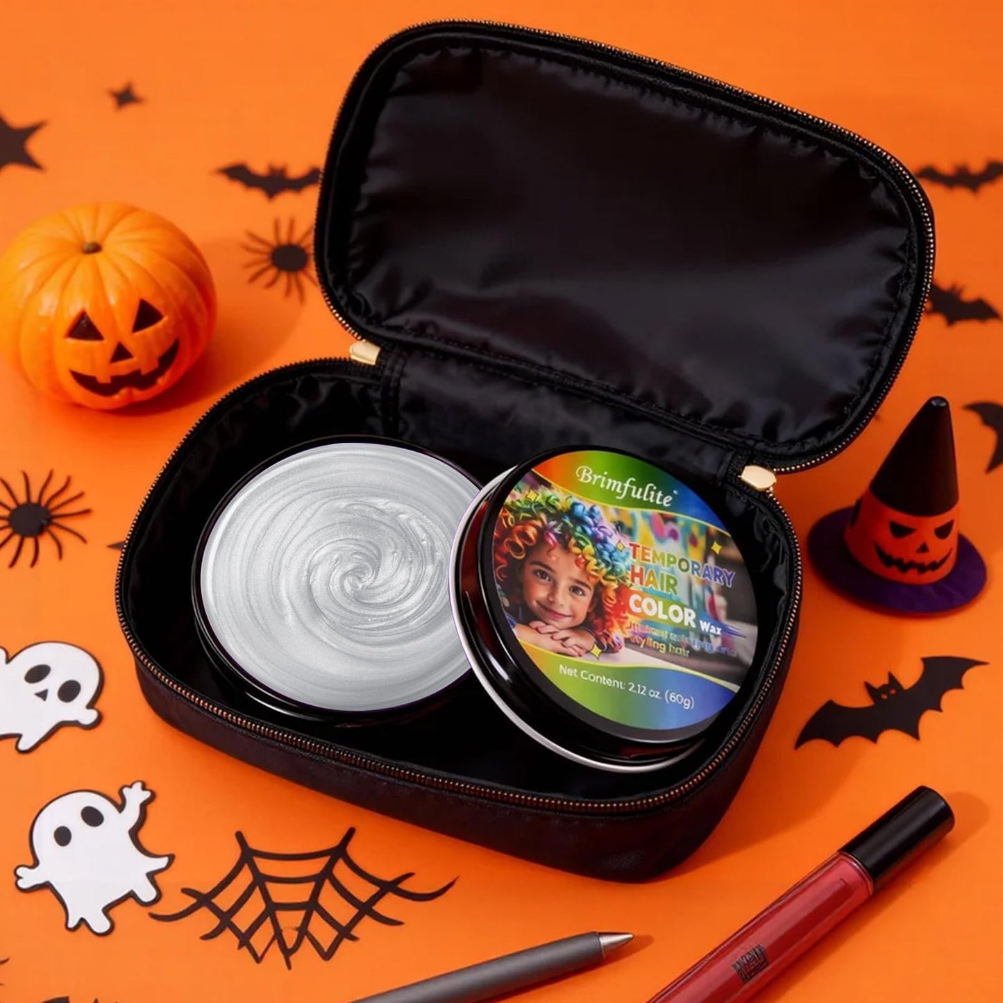 Professional styling using Afaraxia silver hair wax