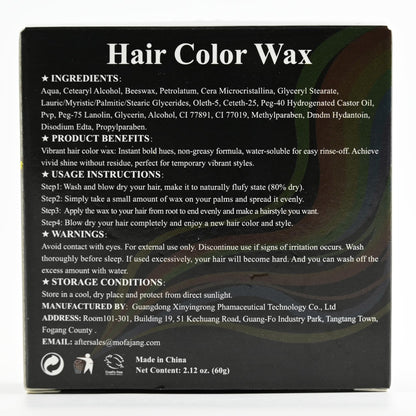 Kids with gray hair styled using temporary wax