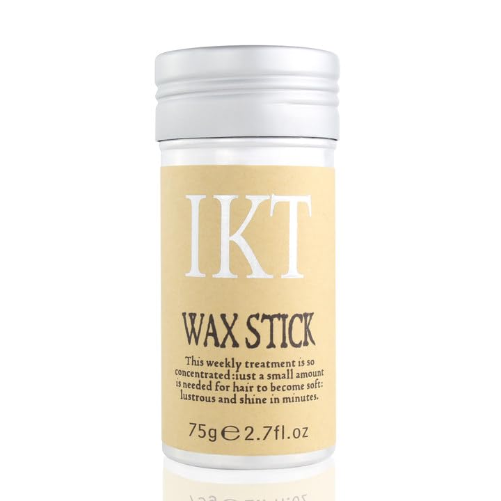 Mess free hair gel stick application for clean look buns