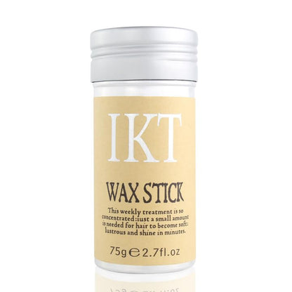 Mess free hair gel stick application for clean look buns