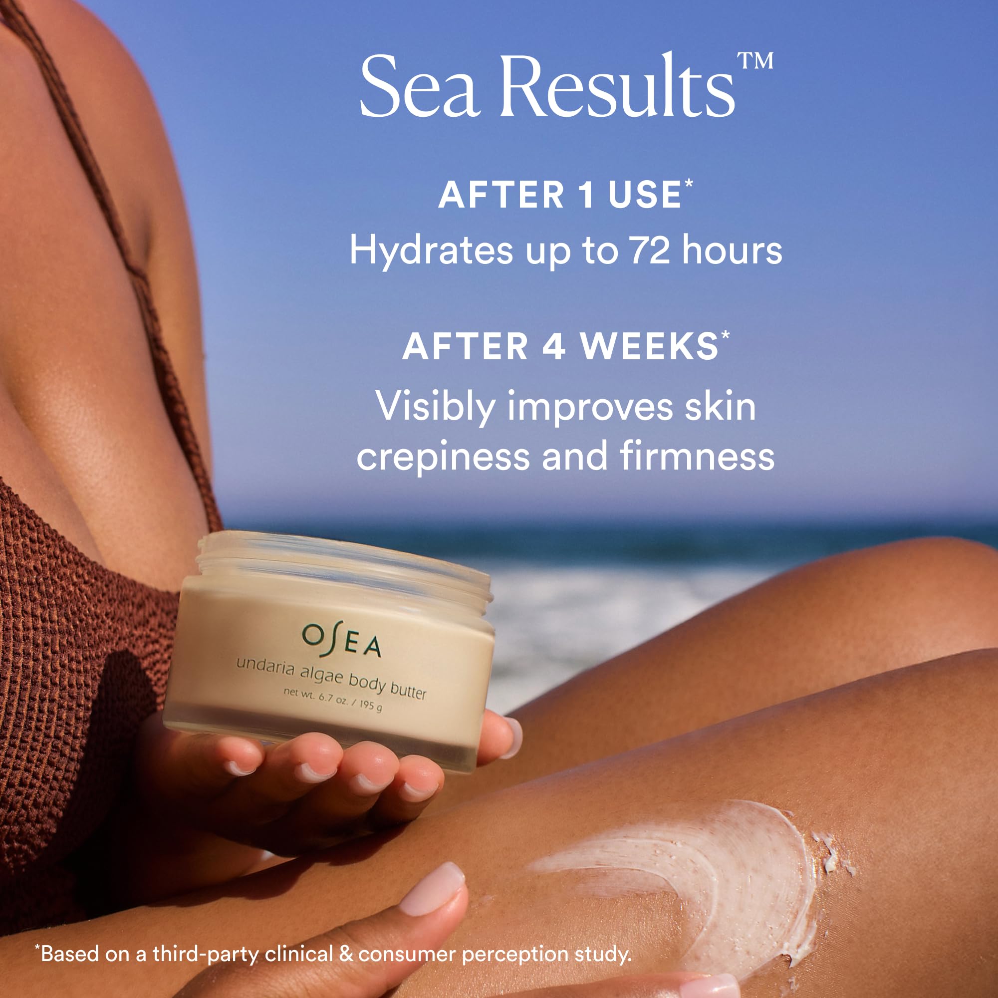 Osea Undaria Algae Body Butter 6.7 Ounce jar open
