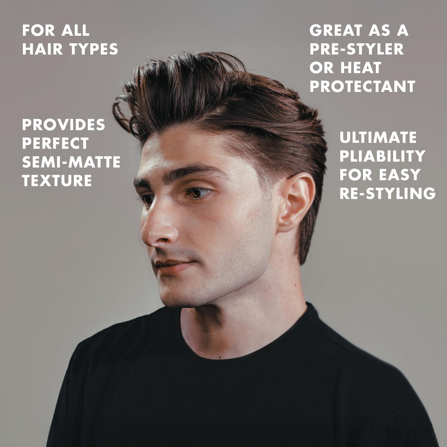 Premium imported USA hair styling wax for thick hair