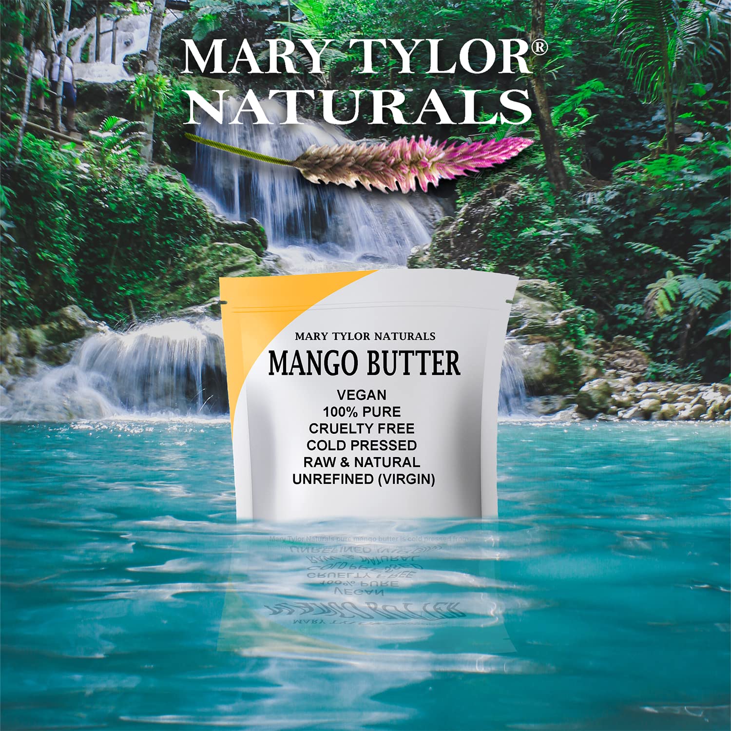 Mary Tylor Naturals mango butter product label details