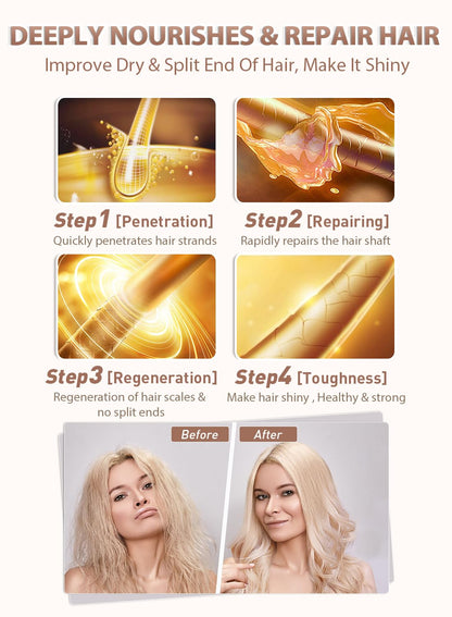 AnWoor non greasy styling wax stick for broken hair finishing detail view